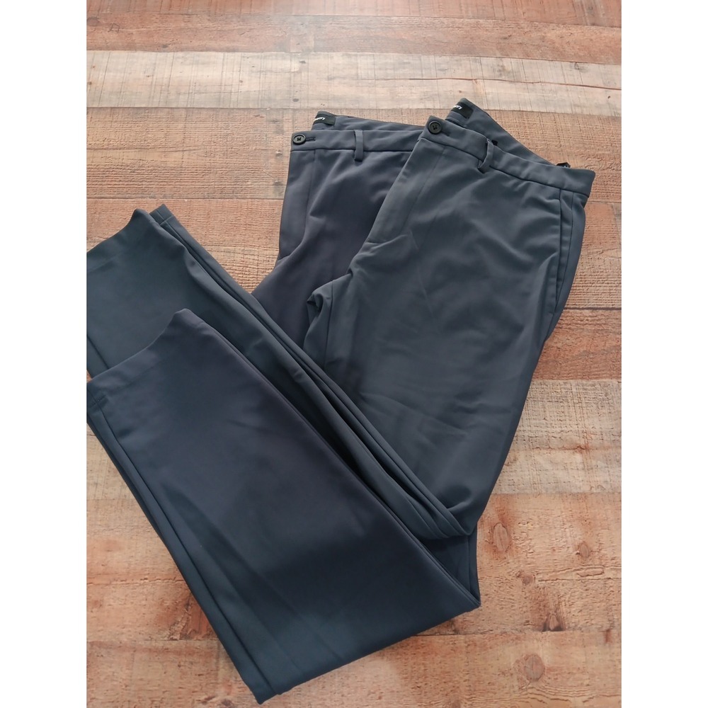 Men's Theory Gray Dress Pants Lot Of 2 Gray Sz 34 (2601)